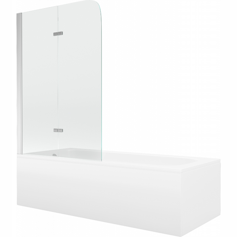 Mexen Vega obdélníková vana 150 x 70 cm s zástěna