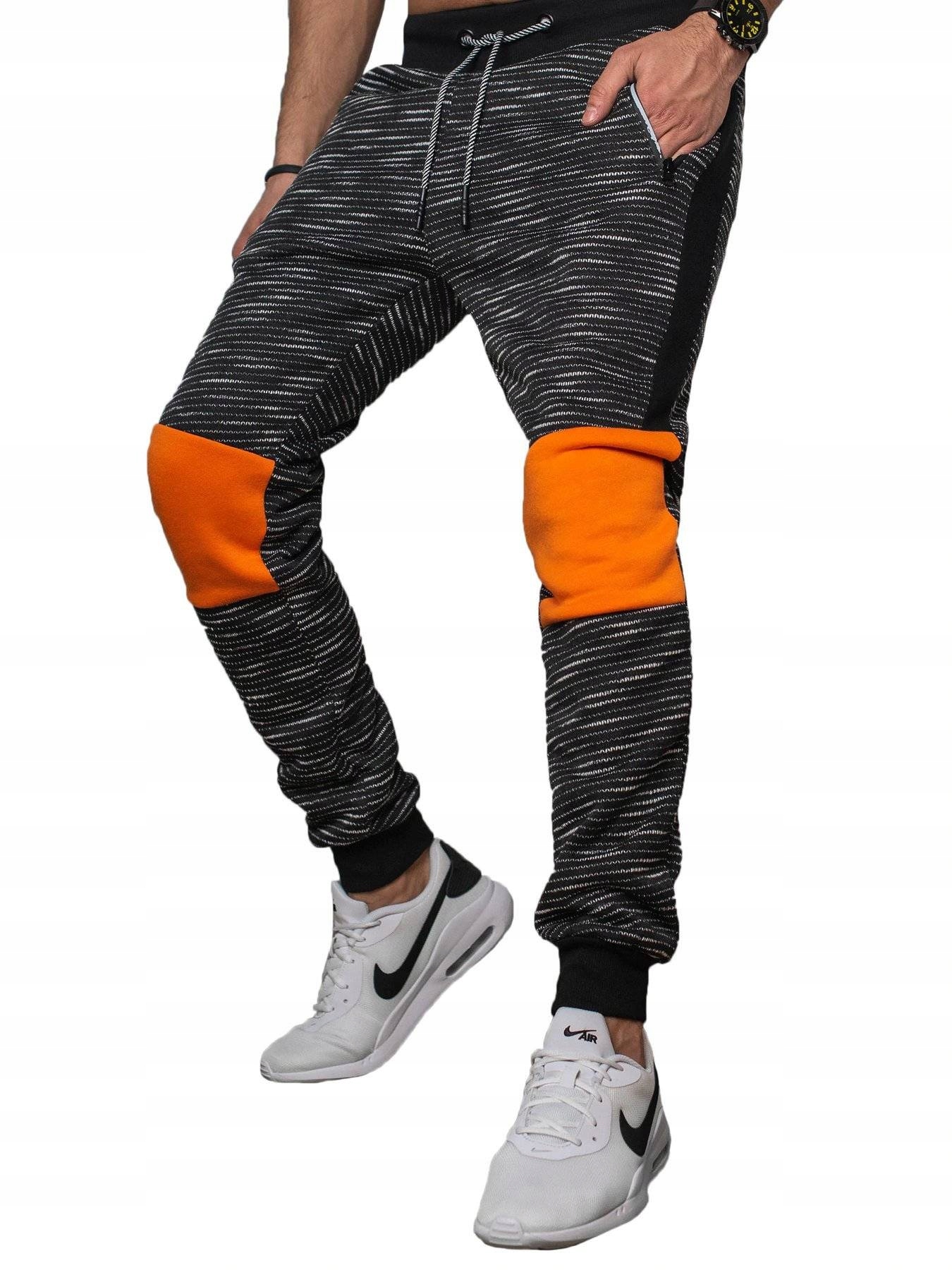 

Męskie Spodnie Dresowe Typu Jogger ux3032 - M