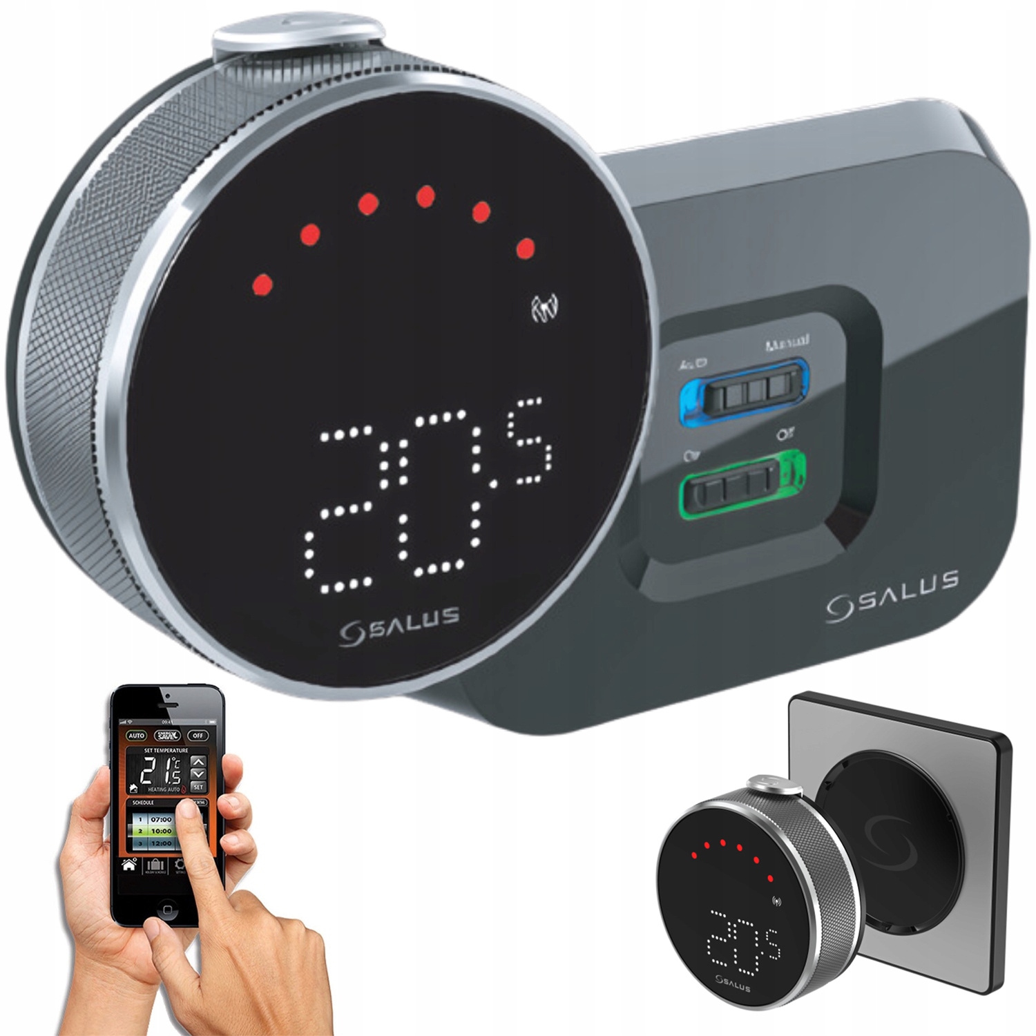 Bezdrôtový Týždenný Regulátor Izbového Termostatu Wifi Salus