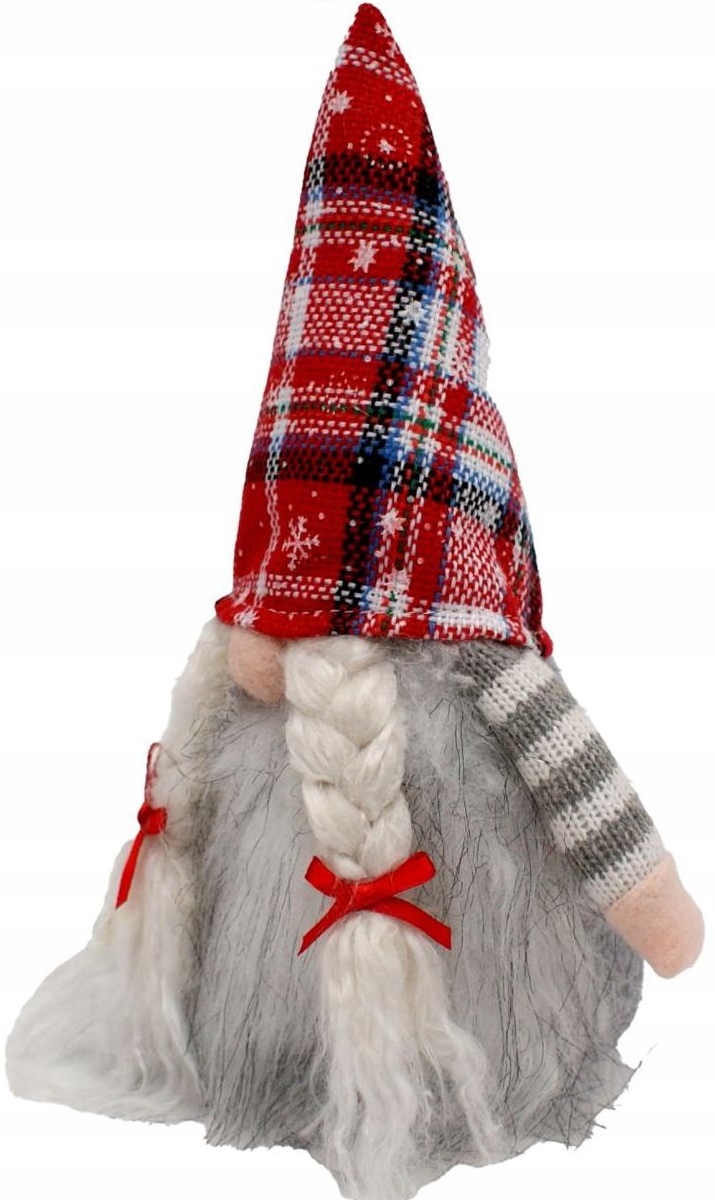 OZDOBA ŚWIĄTECZNA FIGURKI PAN I PANI MIKOŁAJ STOJĄCY SKRZAT DEKORACYJNY20CM Marka Saska garden