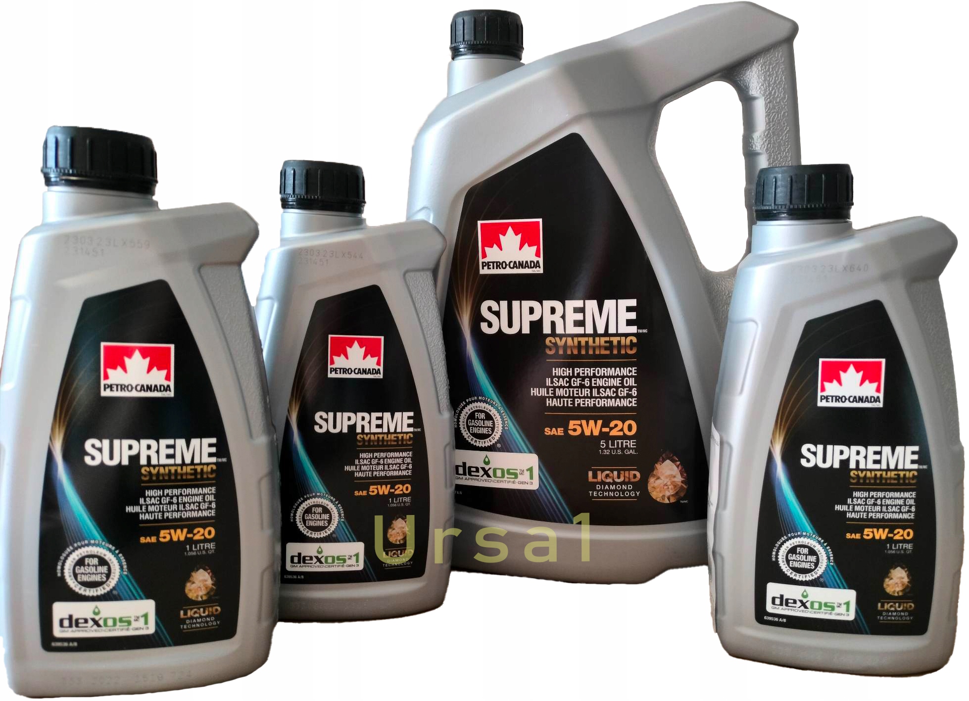 PETRO CANADA SUPREME SYNTHETIC 5W20 8L