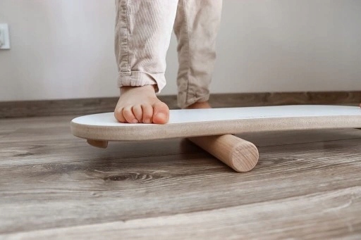 Deska Balansująca TRICKBOARD Tuptiwood DESKA DO TRENINGU RÓWNOWAGI Model Balkonik 3funkcyjny