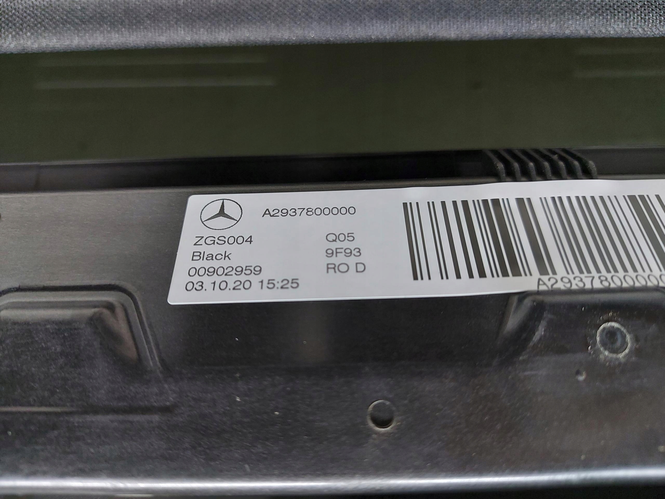 Mercedes EQC 400 W293 dach Schiebedach panorama A2937800000