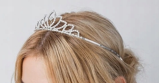 Opaska do Włosów Balet Taniec Diadem Tiara Srebrna Marka ASIS