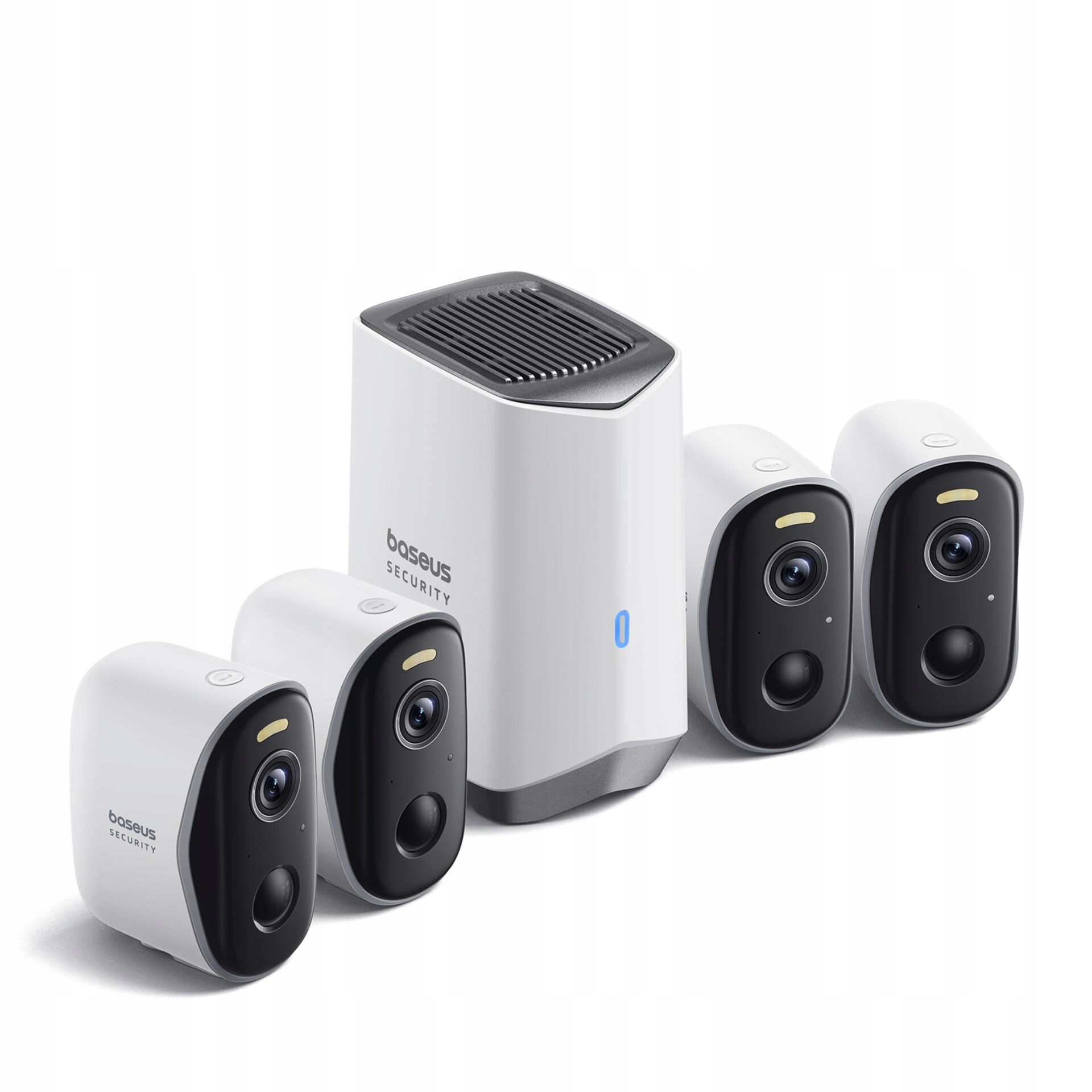 Baseus Security N1 Plus Outdoor Kamerový set 2K 4-Cam Kit 16 Tb