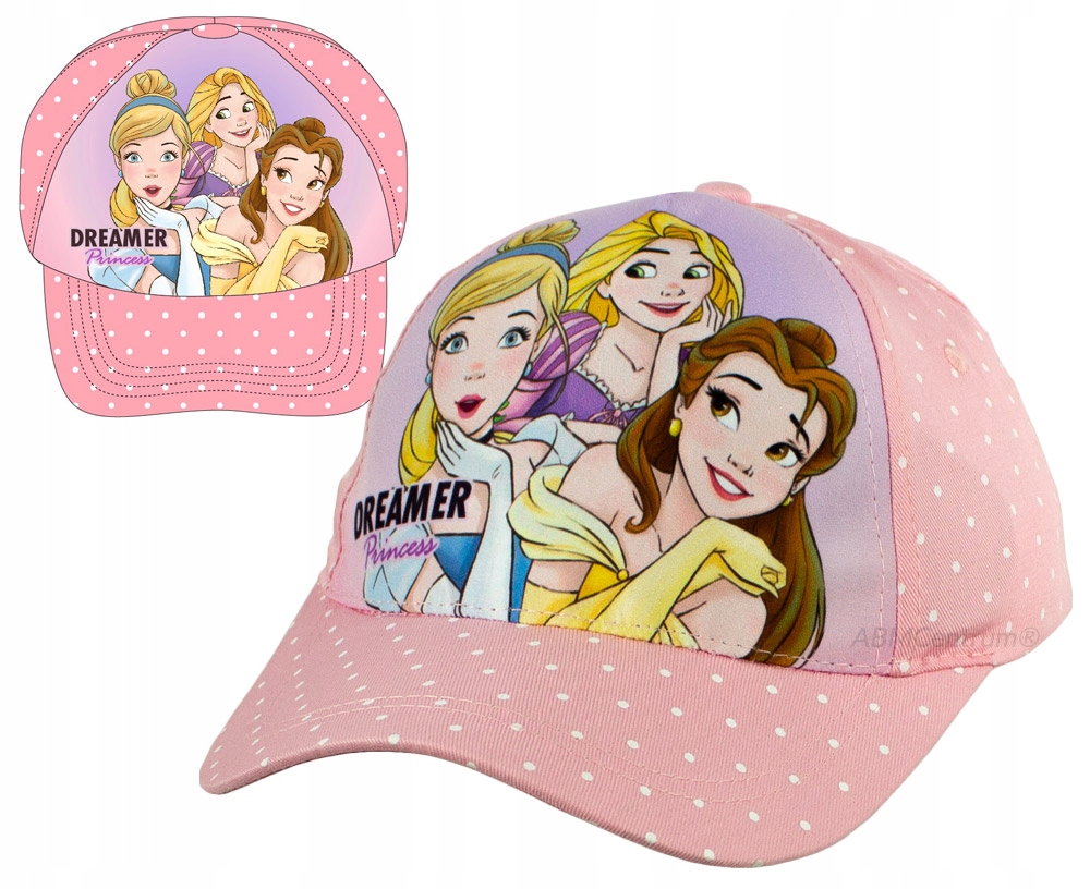 

Czapka Z Daszkiem Księżniczki Princes 52cm Dot Róż