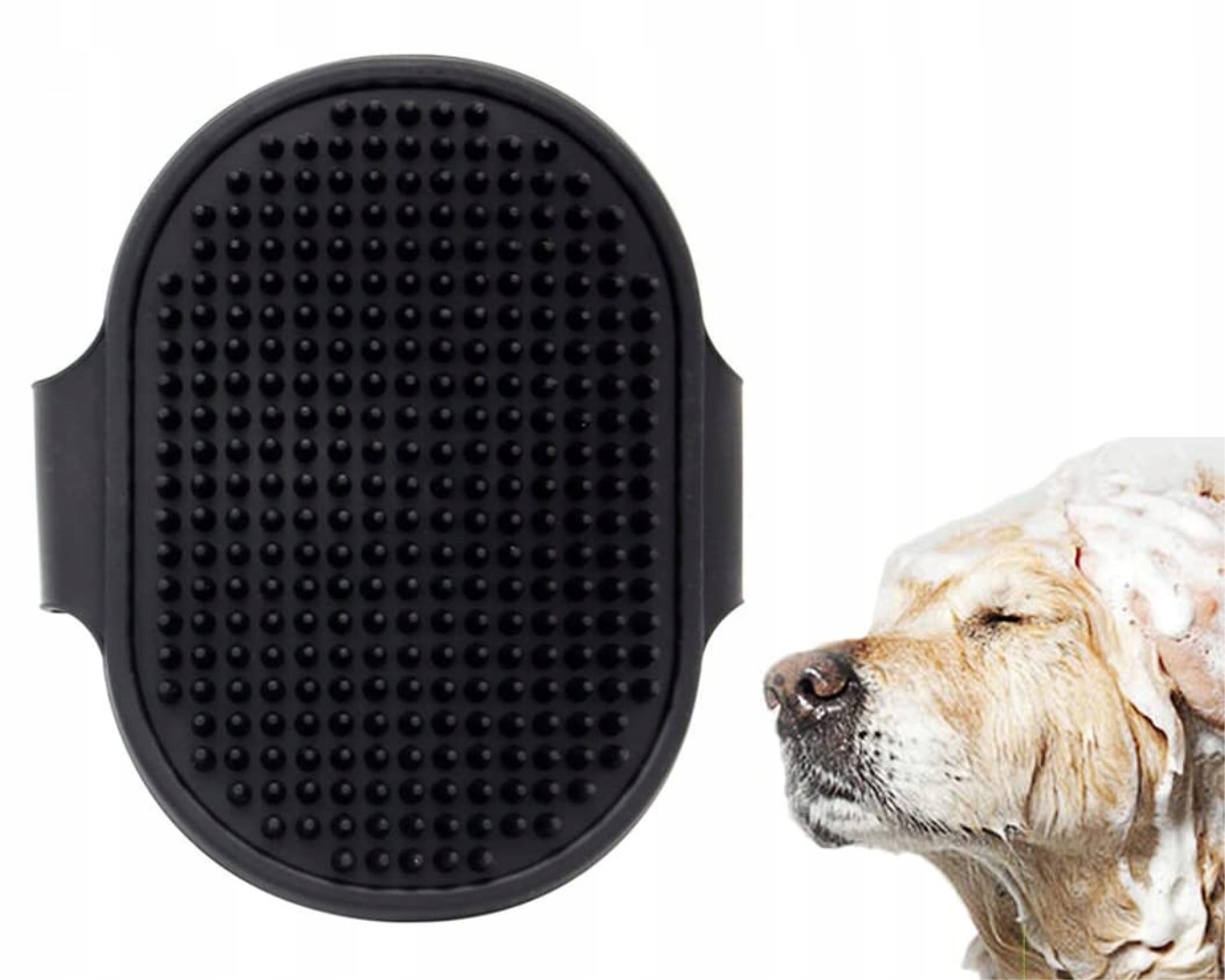 

Szczotka Dla Psa Gumowa Do Kąpieli Masuje Myje