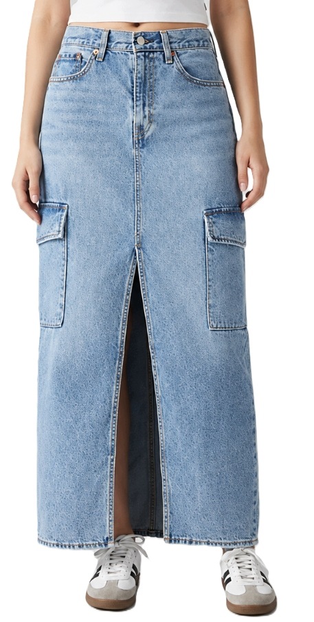 Sukně Džínová Dámská Levi's Premium Velikost 26
