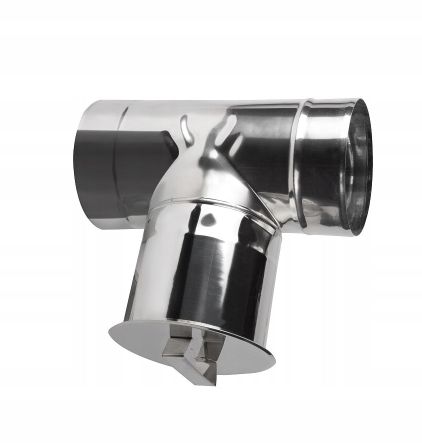 Wyczystka Kominowa fi 80 Komin Trójnik Zaślepka Kwasoodporna