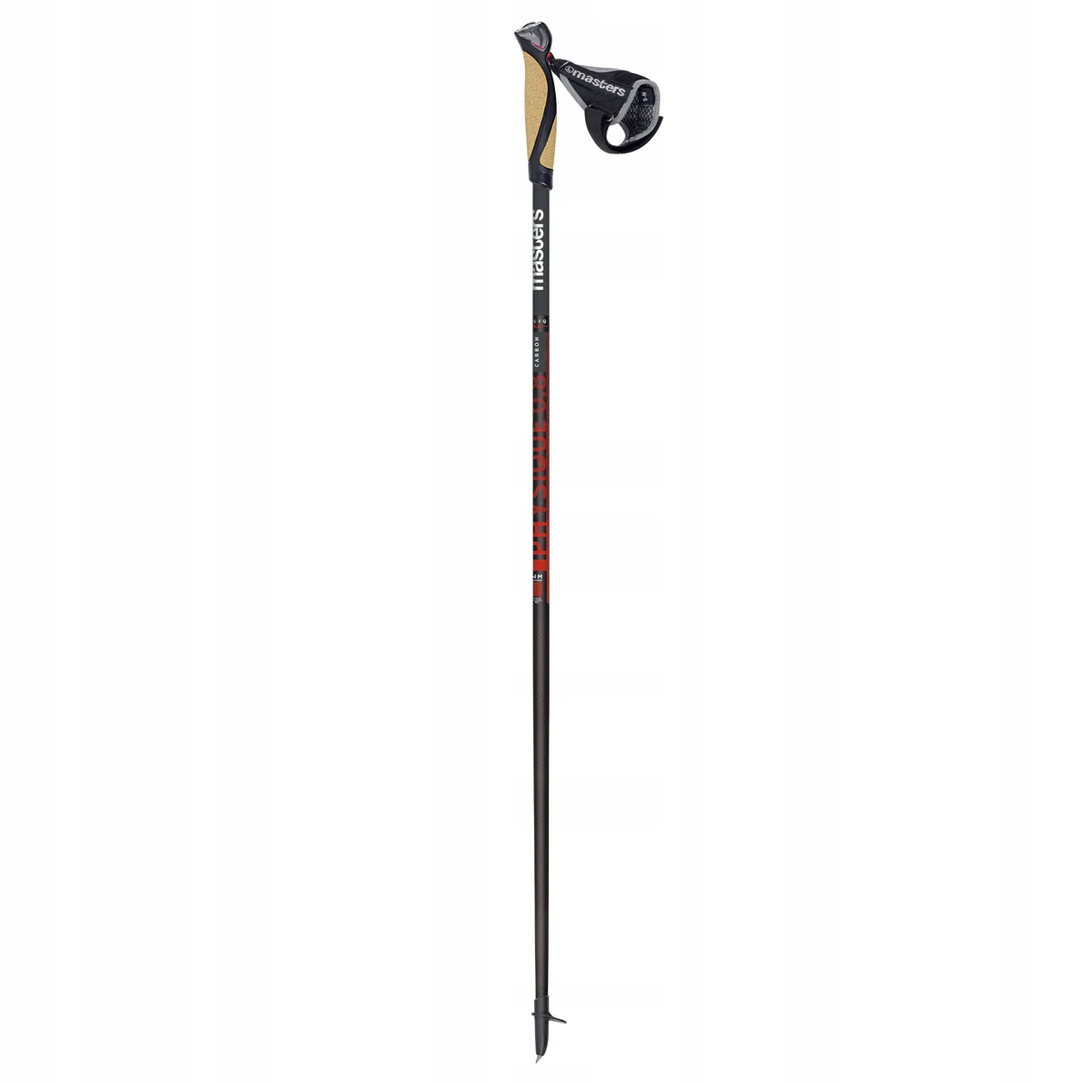 Kije Nordic Walking Masters Physique 0.8 Carbon/red rozmiar 115 cm