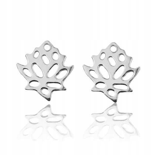 

Kolczyki Celebrytki kwiat lotosu Sztyfty srebro925