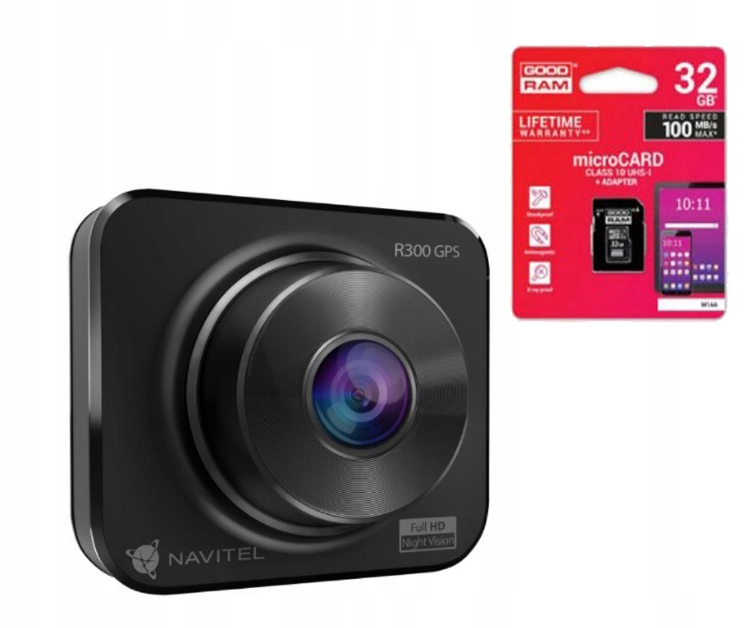 

Wideorejestrator Navitel R300 Gps Nv +karta 32GB