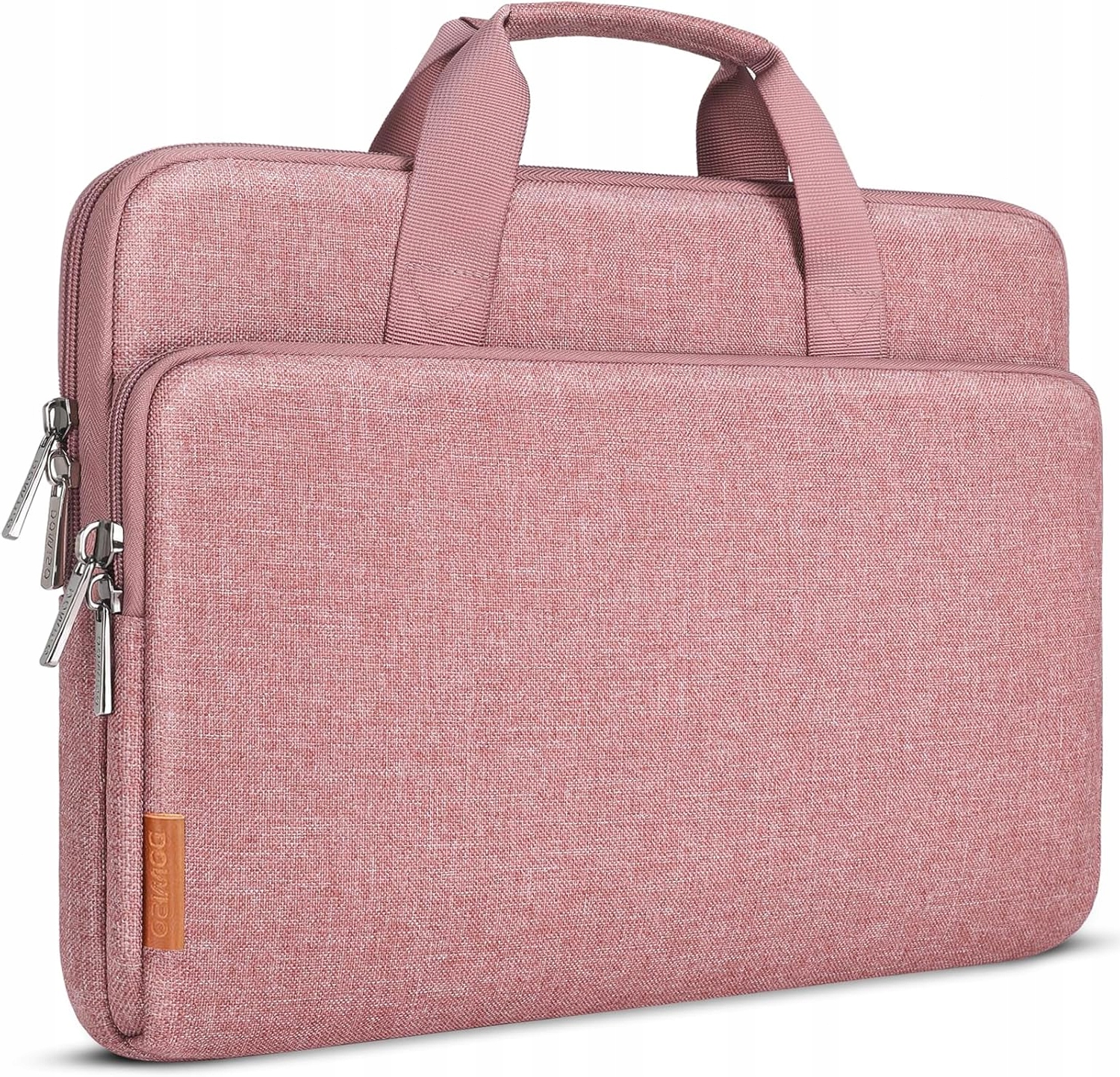 WODOSZCZELNA TORBA NA LAPTOPA 15 6 CALI ETUI OCHRONNE RÓŻOWA