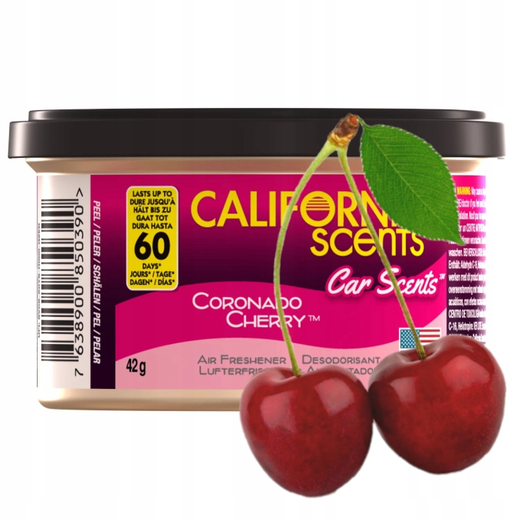 CALIFORNIA SCENTS CORONADO CHERRY PUSZKA ZAPACHOWA TRWAŁY ZAPACH WIŚNIOWY