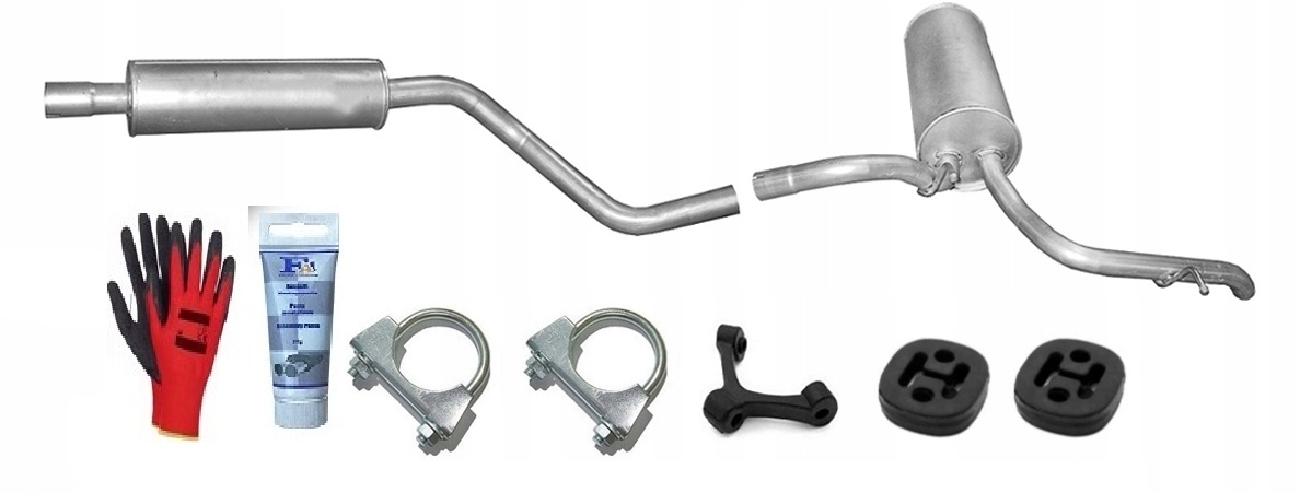 Audi A2 1.4 16V 55kW (2000-8/2005) Bak 34L Tlumiče sada+bonus