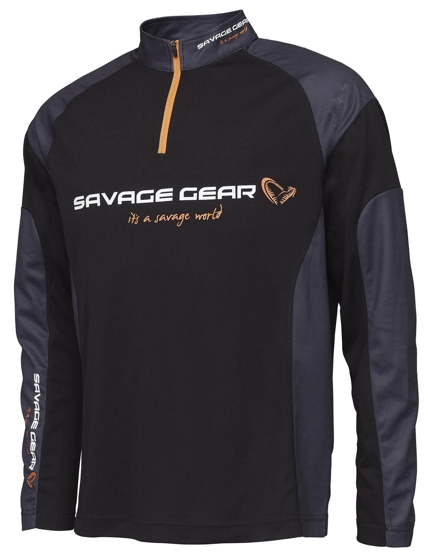 Koszulka Savage Gear Tournament Gear 1/2 Zip M Rozmiar: Medium (M)