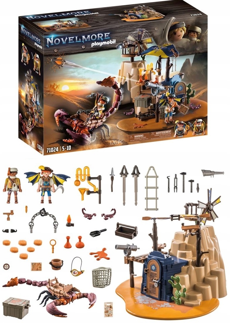 Playmobil 71024 Sal'ahari Sands Polowanie na skorpiony Novelmore Unikat