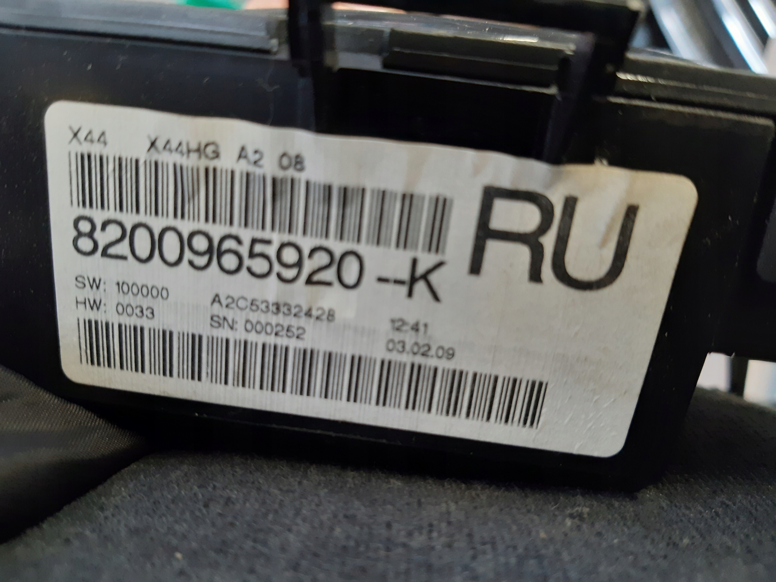 спидометр 8200965920 renault TWINGO II