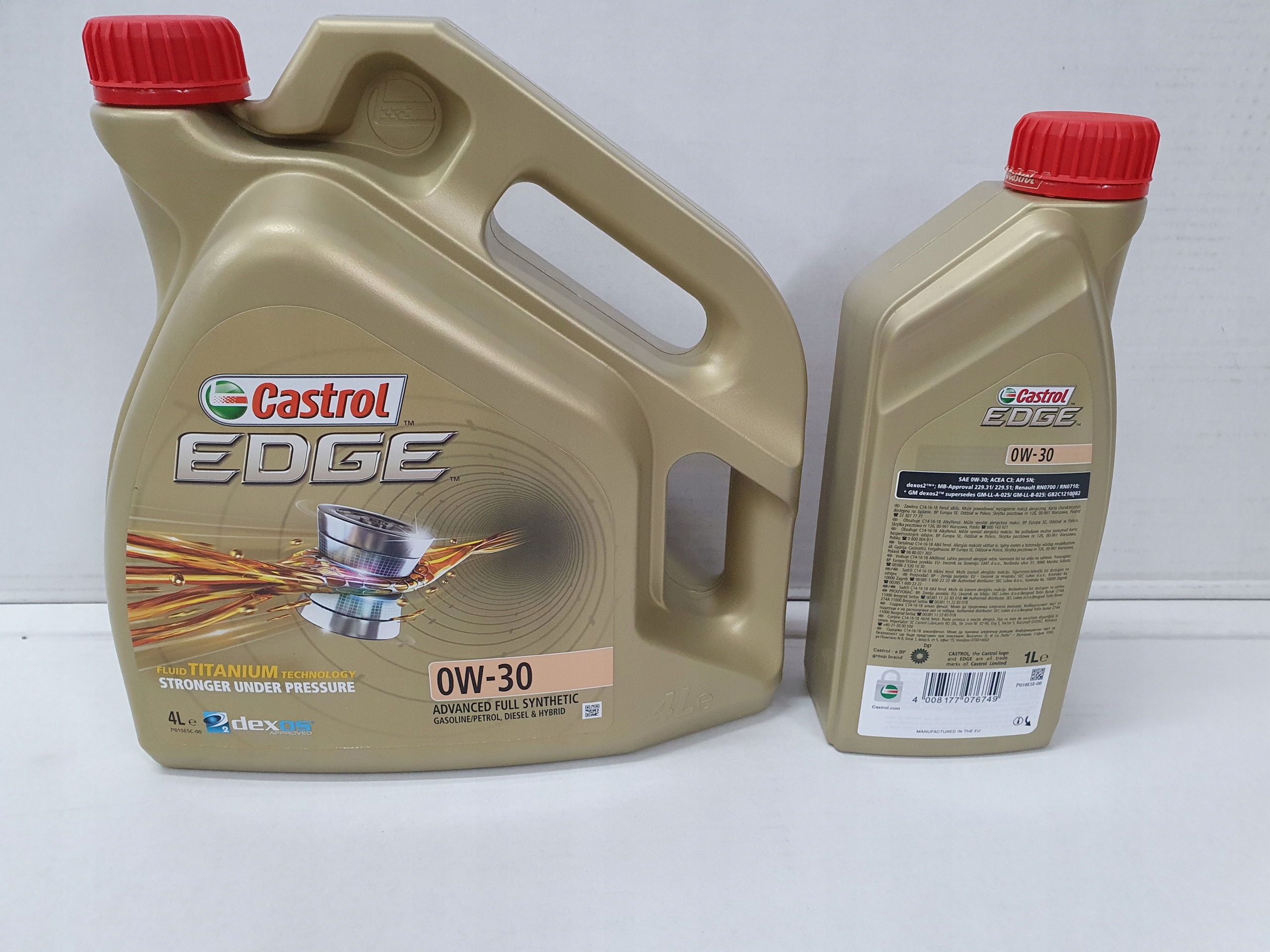 

Castrol Edge 0W30 Titanium Reno/opel/mb 5 Litrów