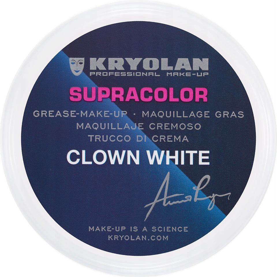 Supracolor Clown White 250 g farba kremowa Kryolan