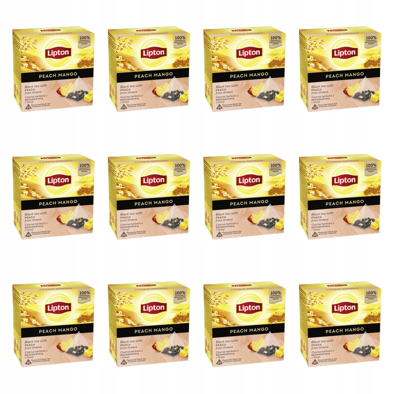 Lipton Pyramida Broskev Mango 20TB X12