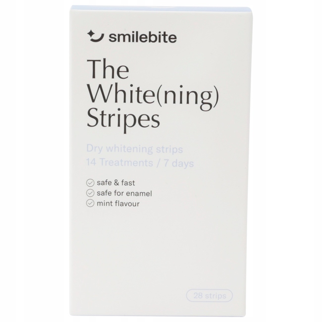 Smilebite Paski Wybielające zęby The White(ning) Stripes Zestaw 28 Szt.