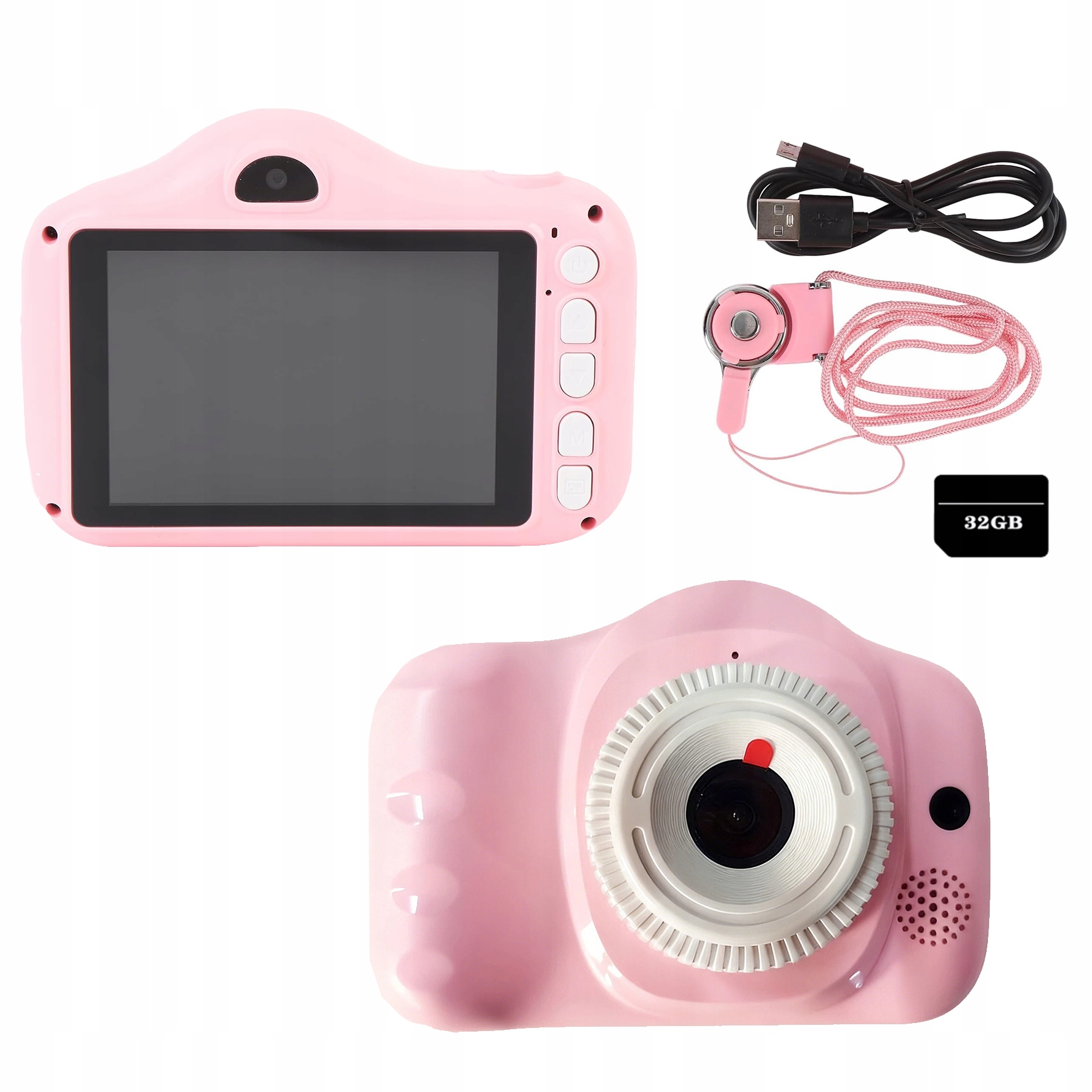 Digitální Fotoaparát Pro Děti Full Hd 28 mpx Herní Kamera |Dárek 32GB Karta