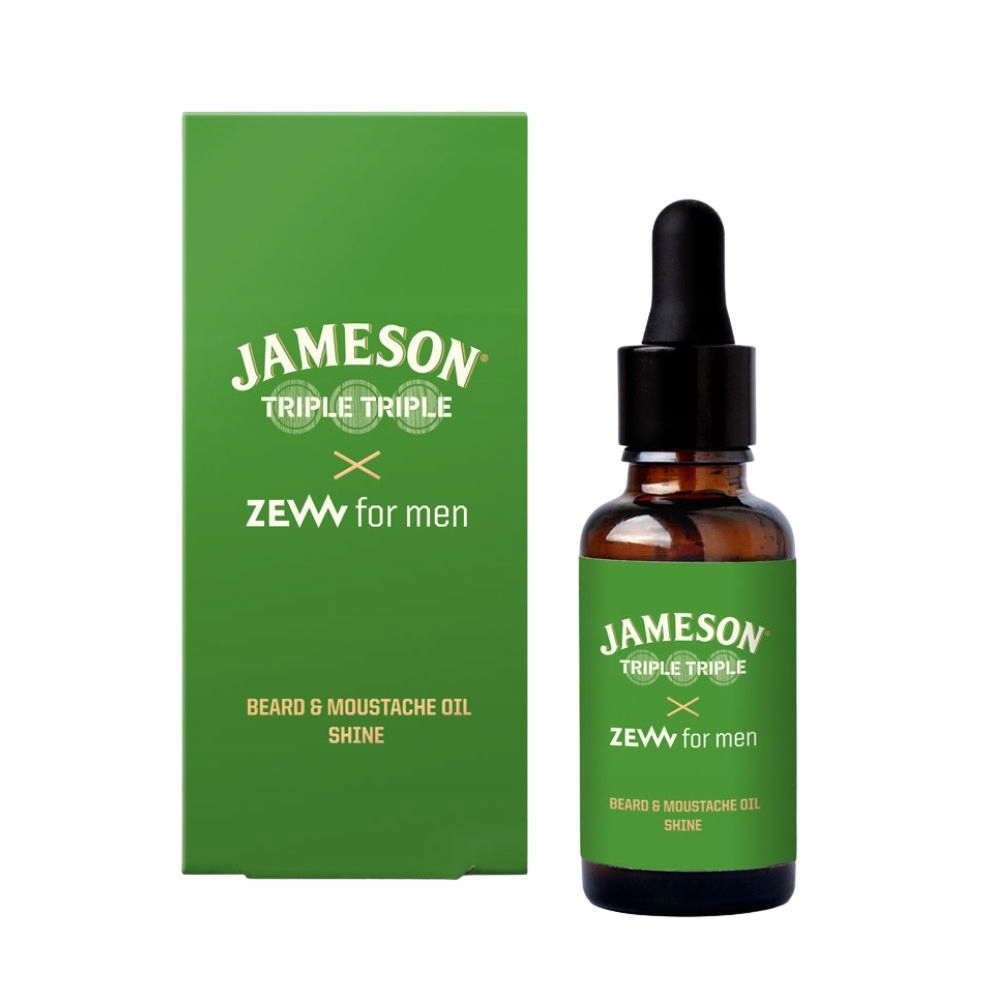 Olejek do brody Połysk Jameson Triple Triple x Zew Zew for men 30 ml