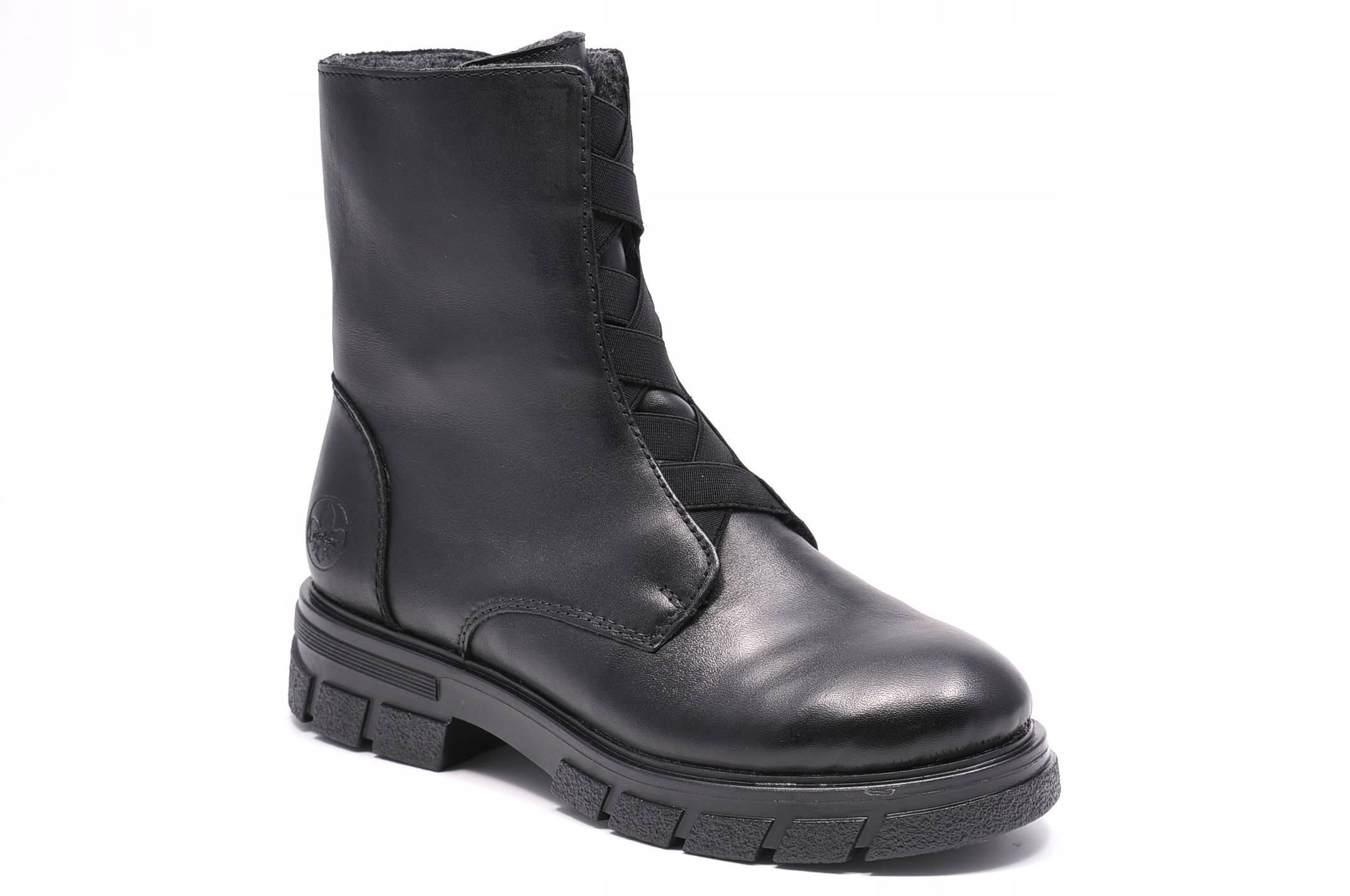 Černé kotníkové Kotníkové Boty Rieker Z9179-00, Velikost 38