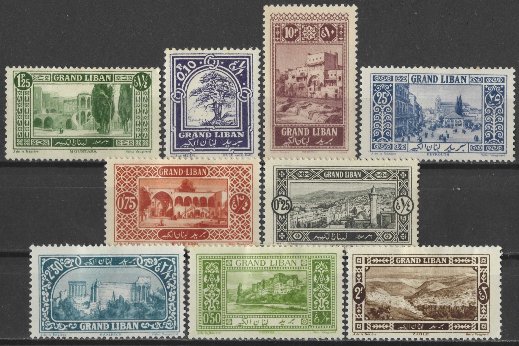 Liban - różne* (1925) SW 59-62/64/66-67/70-71