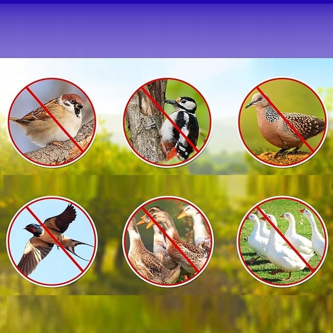 8X BLASZKI ODBLASKOWE SPIRALA WIATROWA ODSTRASZANIE PTAKÓW DO OGRODU SADU Marka inna