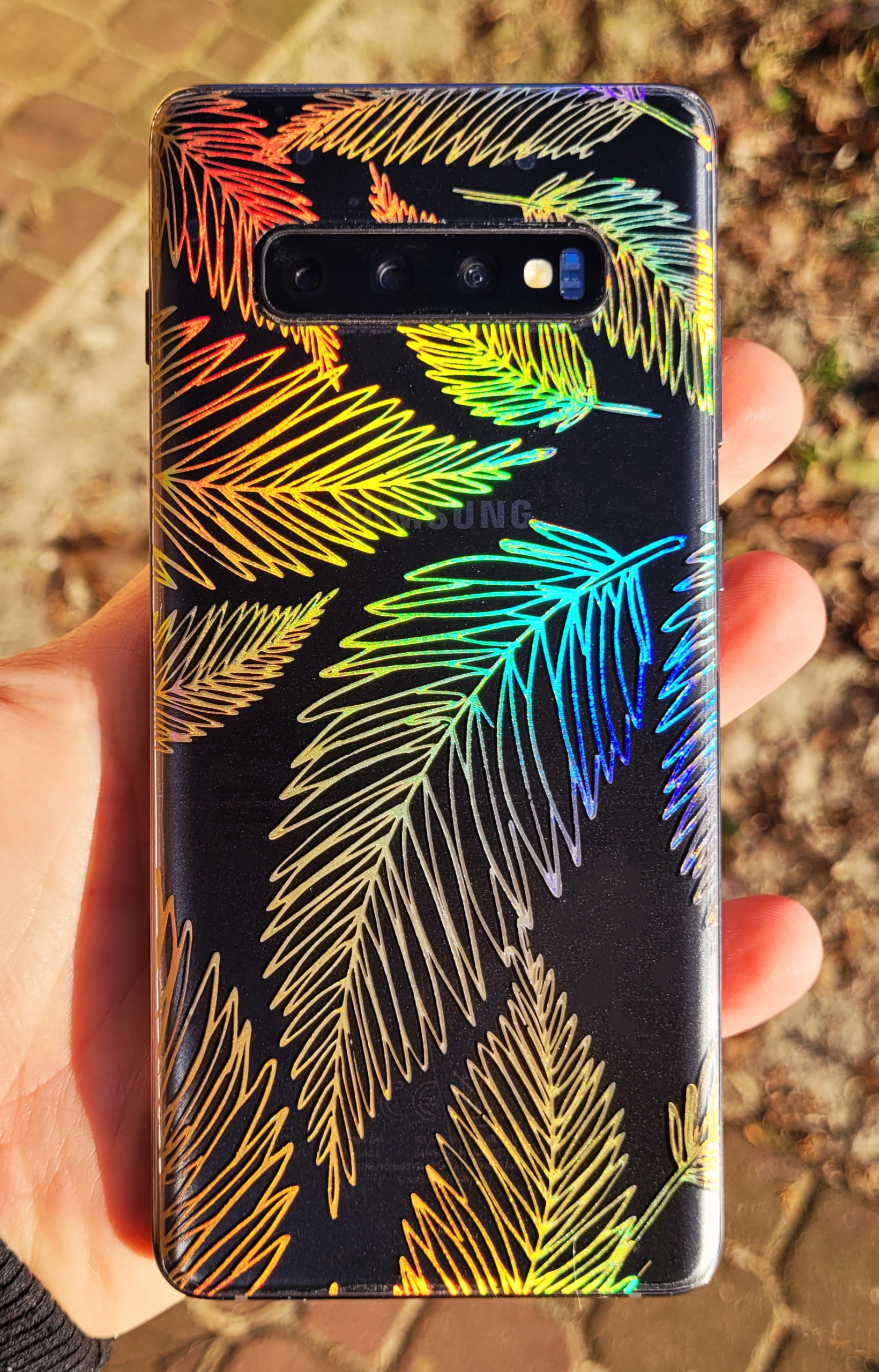 Folia HOLOGRAM na tył do Iphone 7 Typ plecki