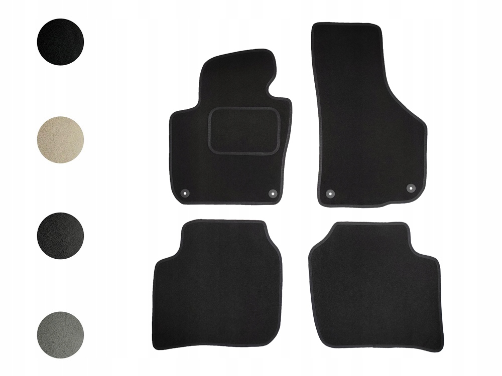 Skoda SuperB II 2008-2015 велюровые коврики