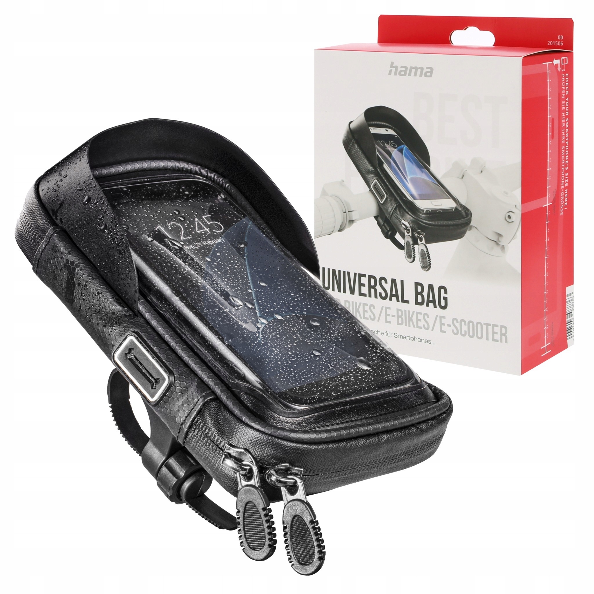 Hama uchwyt rowerowy na telefon smartfon do roweru wodoodporny futerał case