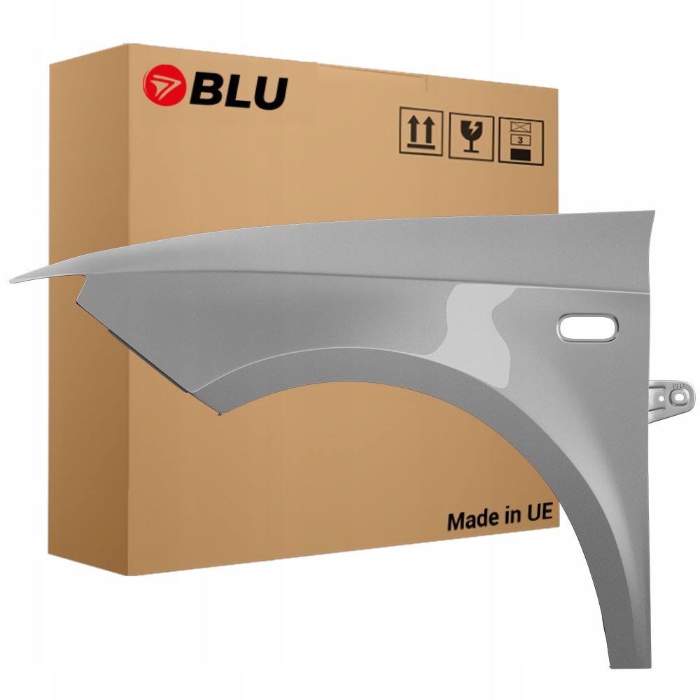 Blu Blatník Seat Ibiza IV 4 6J LS7Y levý stříbrný 08-17 přední Lunagrey