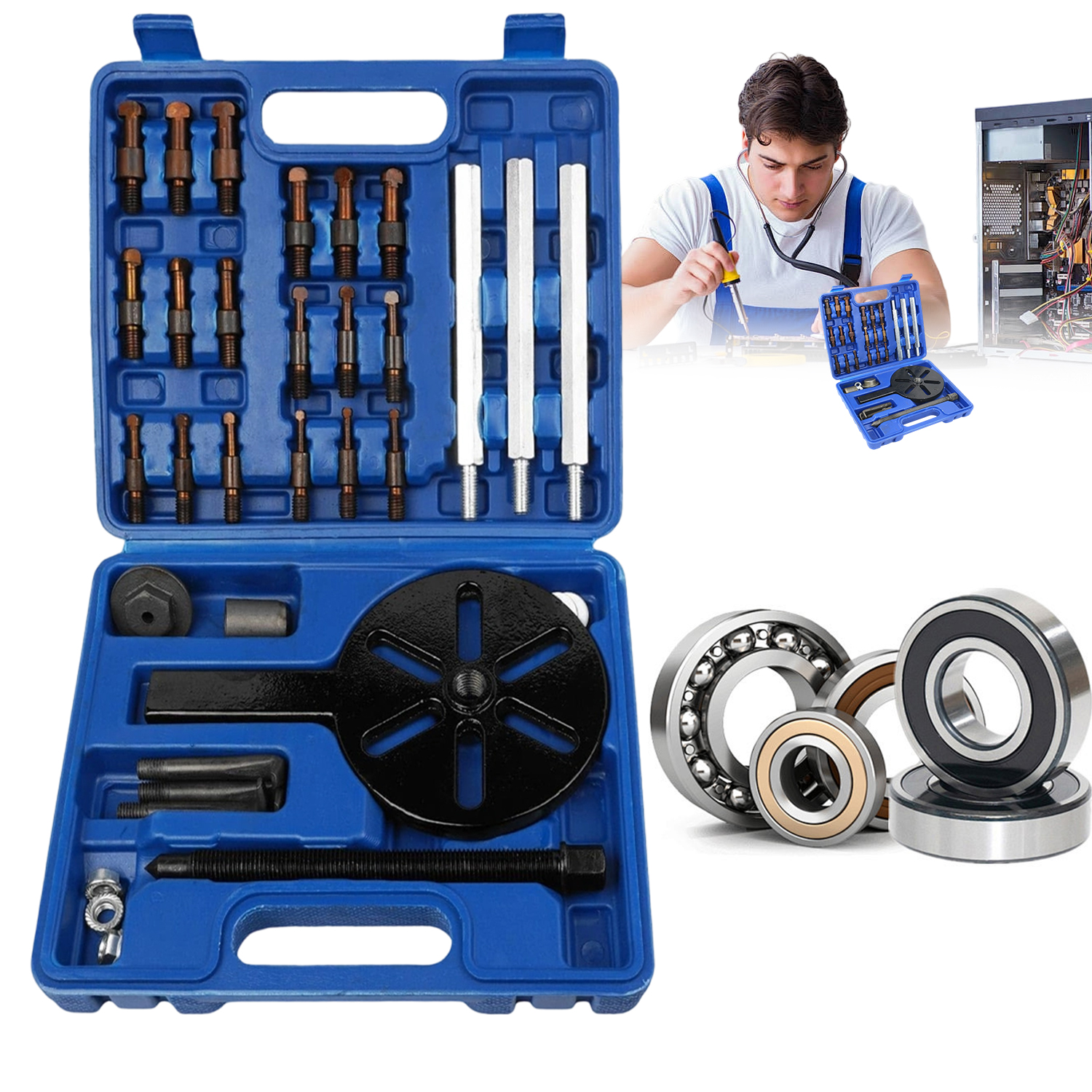 3-RAMENNÝ Stahovač Ložisek Pro Ložiska A Převodovky