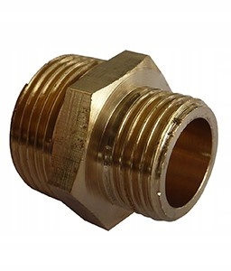 

Nypel Redukcyjny Mosiężny 3/8" x 1/2"