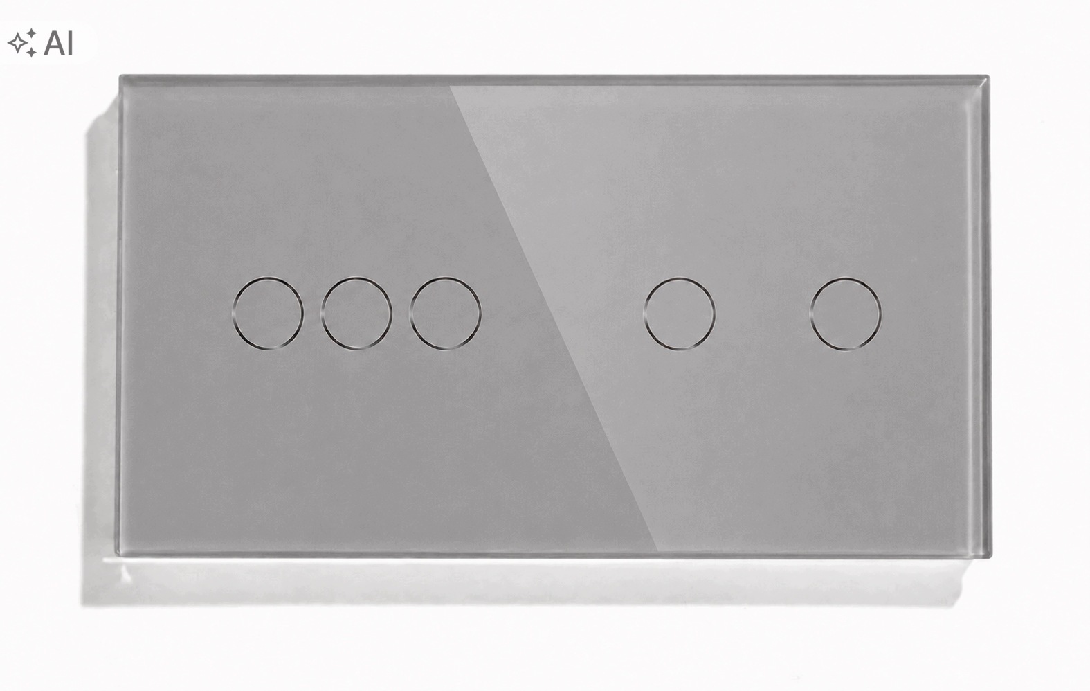 Dotykový Spínač Světla Zigbee 3+2 5K S Kabelem N Zesilovač Syg Led