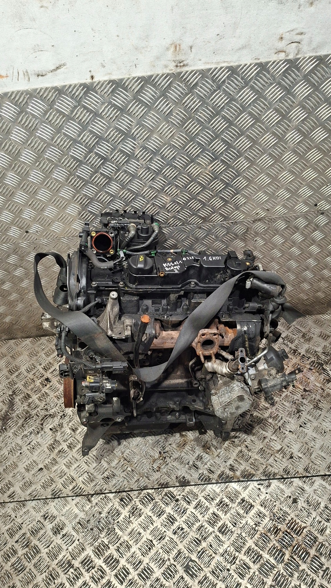 engine unprotected pillar Z UKLADEM PALIWOWYM CITROEN BERLINGO II 1.6HDI 9H06