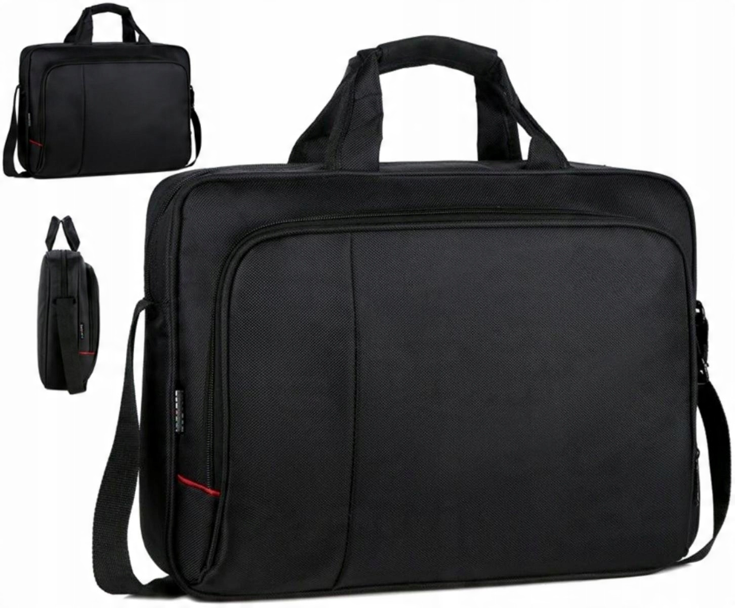 

Czarna Torba na laptopa ramię pokrowiec 15.6 etui