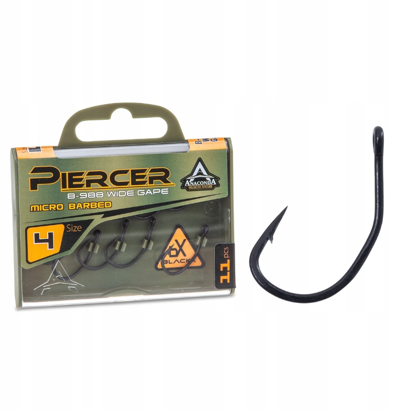Anaconda Haczyki karpiowe Piercer Richi RT-7 Barbed rozm. 6