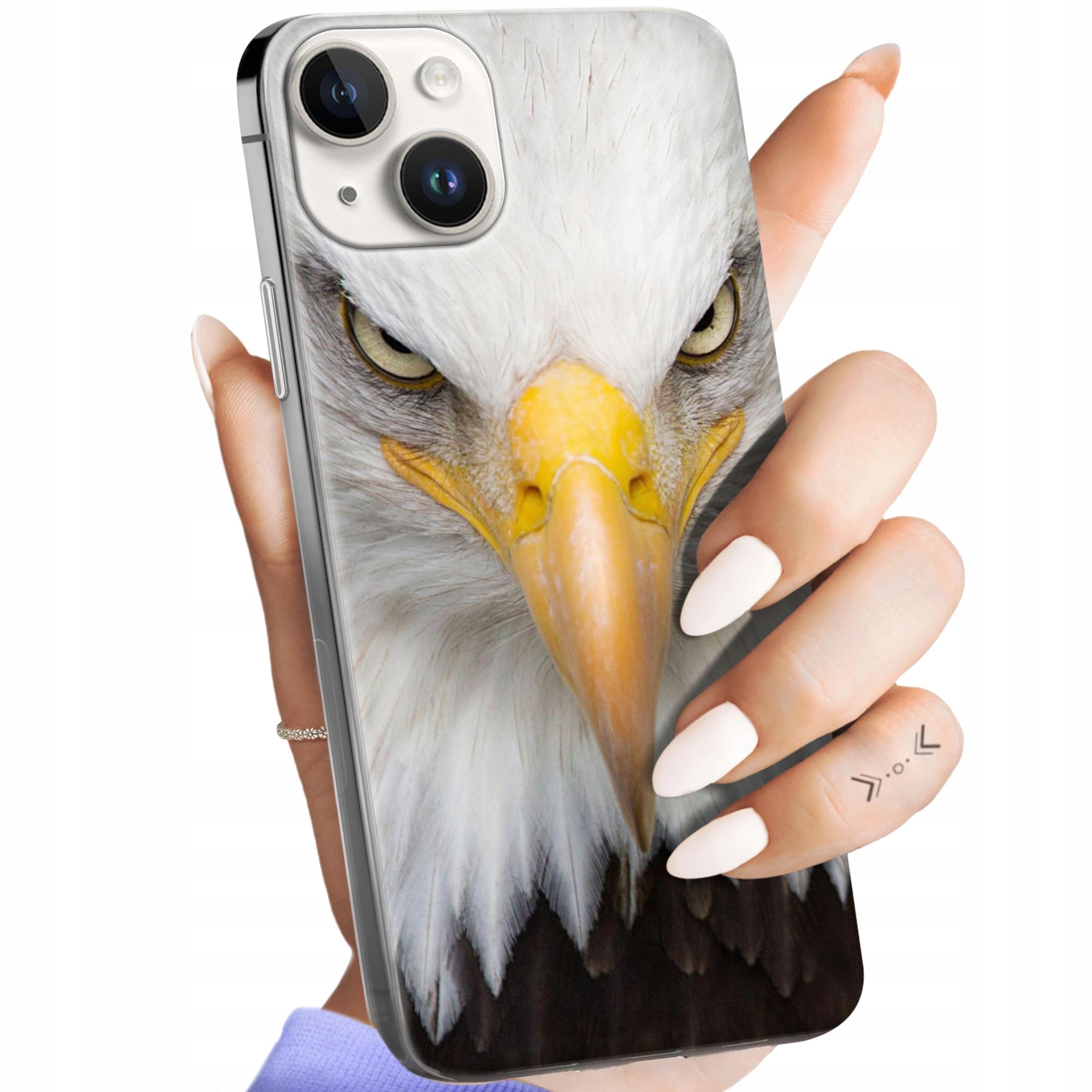 Etui Do Iphone 14 Plus Orzeł Sokół Eagle Obudowa Pokrowiec Case