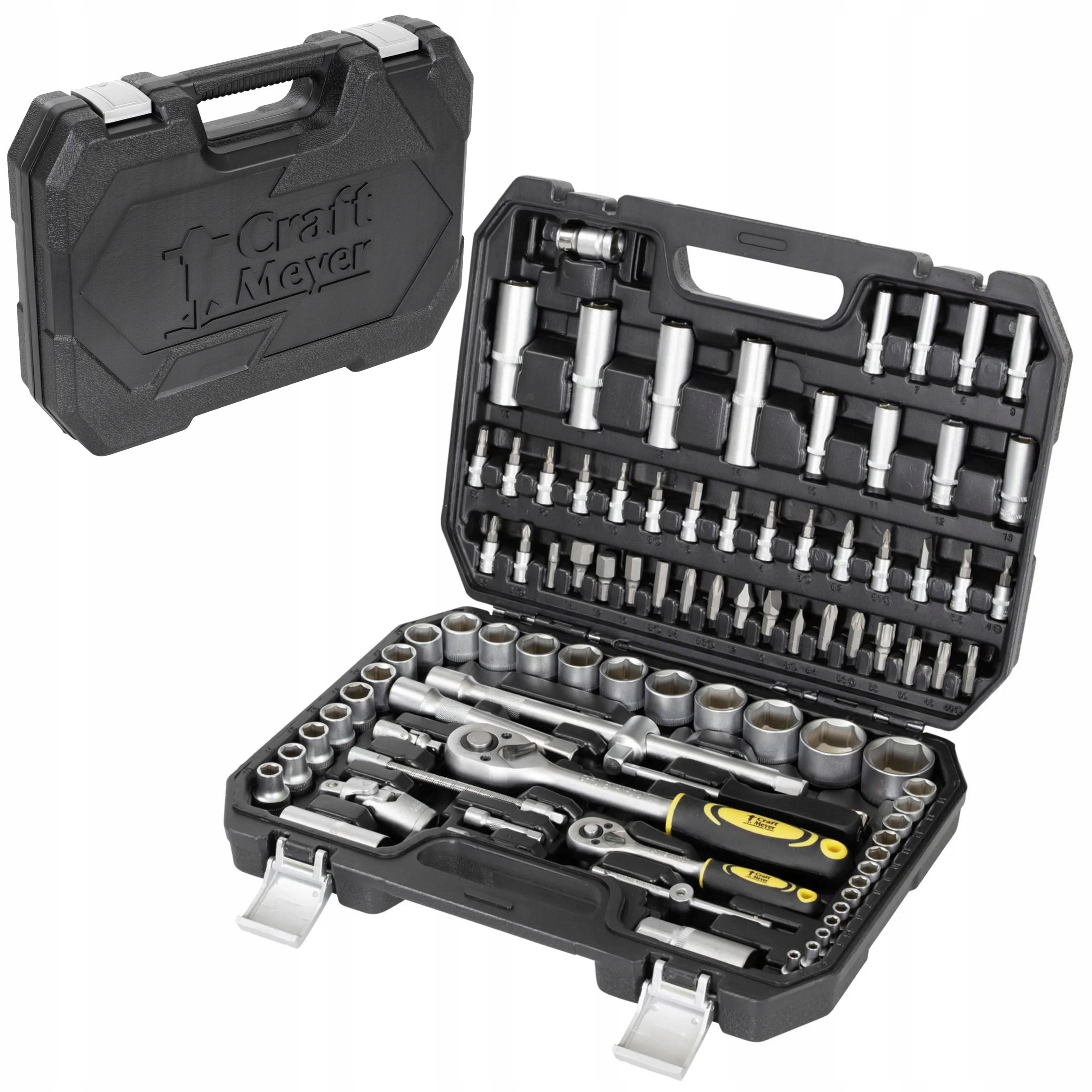 Sada Nástrčných Kľúčov Nástrčné Kľúče 94 Kusov Kufor Craft-Meyer