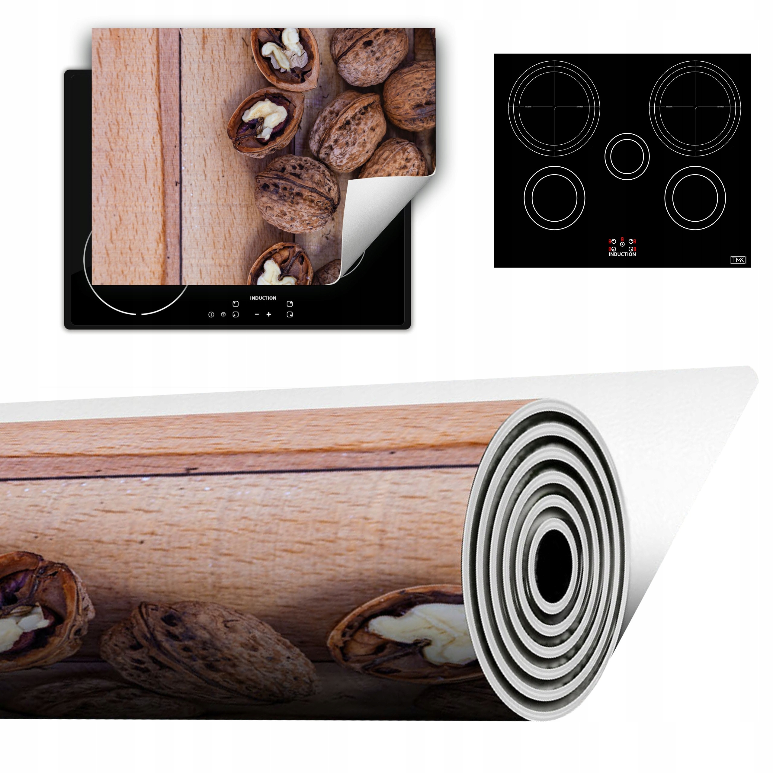 Vinylová Podložka Do Kuchyně Více Místa 70x52 ořechy dřevo