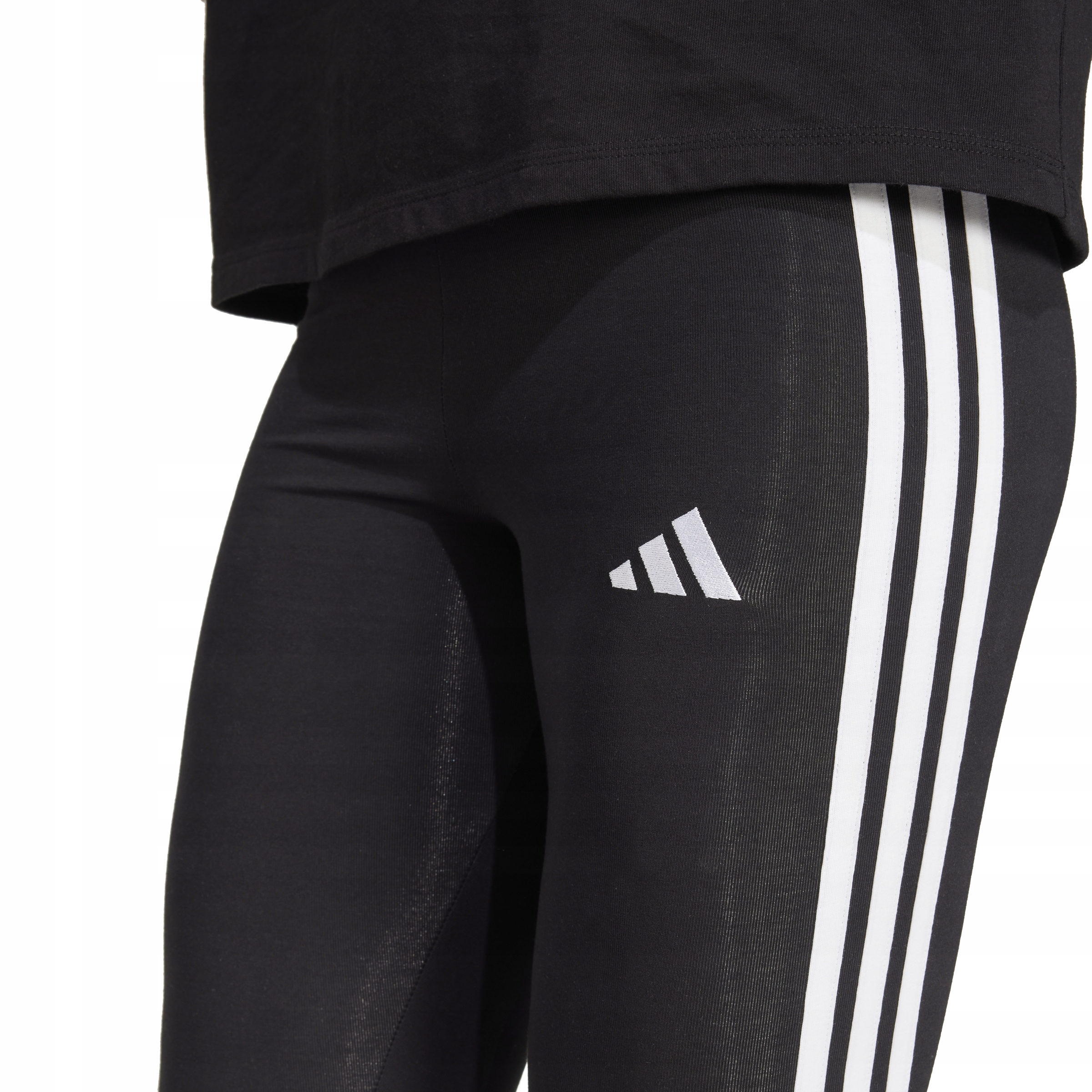Dámské legíny adidas Essentials 3-Stripes Cotton JE0072 M, černé