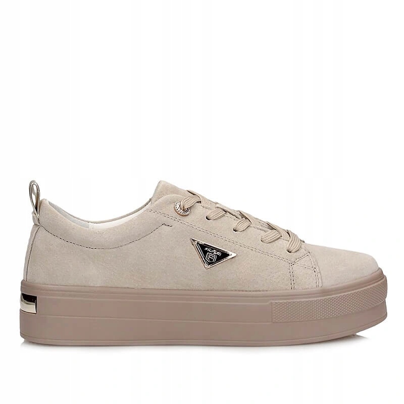 Dámské polobotky Filippo DP3533/26 béžové, šněrovací tenisky