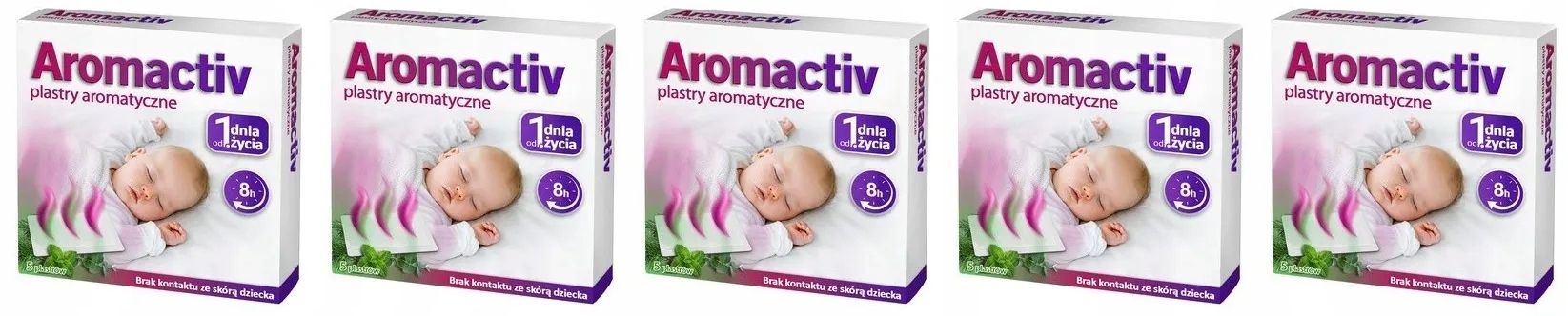 Aromactiv Plastry 5 Sztuk