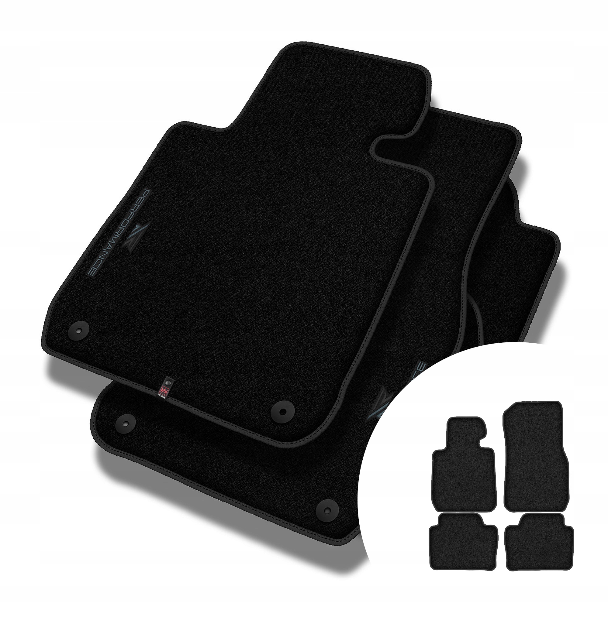 Velúrové koberčeky Performance Premium pre Bmw radu 4 F36 2014-2021
