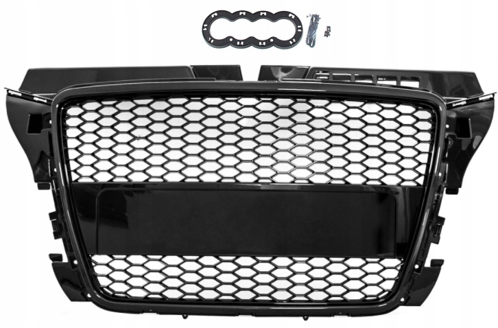 AUDI A3 8P LIFT ATRAPA KRATKA GRILL CZARNA RS LOOK