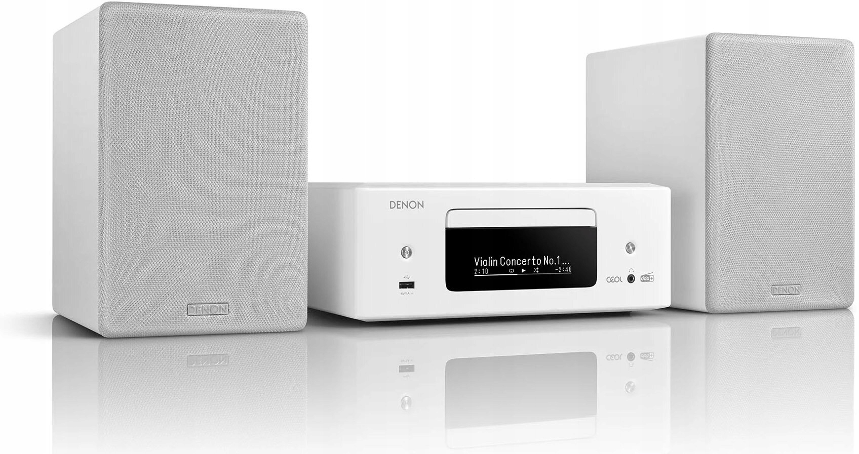 Wieża DENON CEOL N12 DAB Biały Szerokość produktu 28 cm